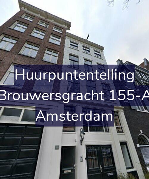 Foto gevel Huurpuntentelling voor Brouwersgracht 155-A, Amsterdam