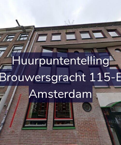 Foto gevel Huurpuntentelling voor Brouwersgracht 115-E, Amsterdam