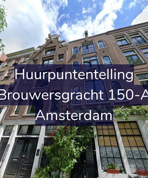 Foto gevel Huurpuntentelling voor Brouwersgracht 150-A, Amsterdam