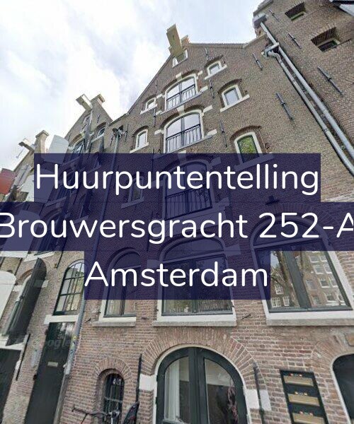 Foto gevel Huurpuntentelling voor Brouwersgracht 252-A, Amsterdam