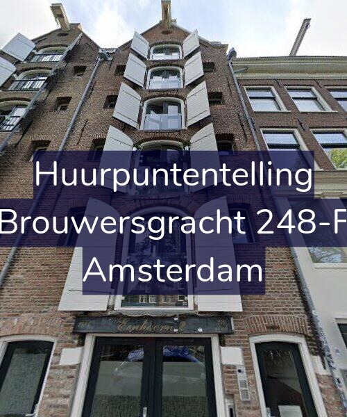 Foto gevel Huurpuntentelling voor Brouwersgracht 248-F, Amsterdam