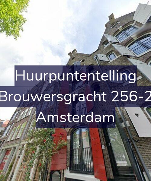 Foto gevel Huurpuntentelling voor Brouwersgracht 256-2, Amsterdam