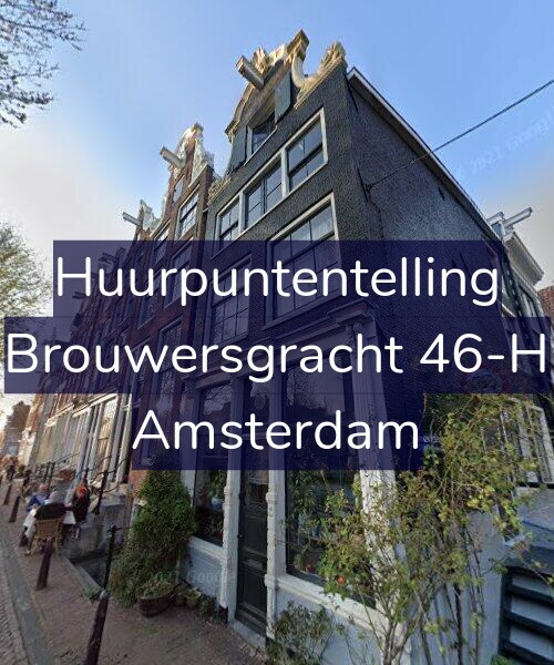 Foto gevel Huurpuntentelling voor Brouwersgracht 46-H, Amsterdam