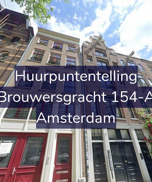 Foto gevel Huurpuntentelling voor Brouwersgracht 154-A, Amsterdam