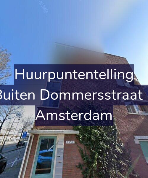 Foto gevel Huurpuntentelling voor Buiten Dommersstraat 1, Amsterdam