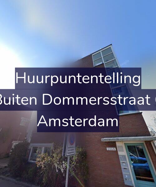 Foto gevel Huurpuntentelling voor Buiten Dommersstraat 6, Amsterdam