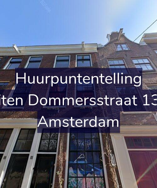 Foto gevel Huurpuntentelling voor Buiten Dommersstraat 13-H, Amsterdam