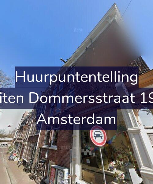 Foto gevel Huurpuntentelling voor Buiten Dommersstraat 19-1, Amsterdam