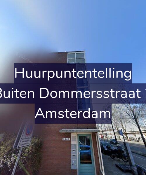 Foto gevel Huurpuntentelling voor Buiten Dommersstraat 2, Amsterdam