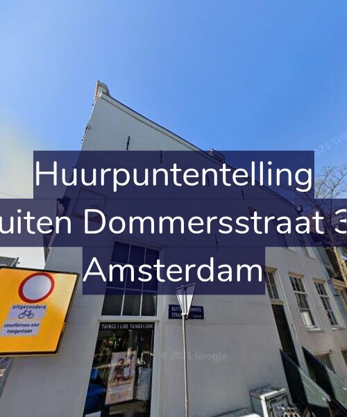 Foto gevel Huurpuntentelling voor Buiten Dommersstraat 38, Amsterdam