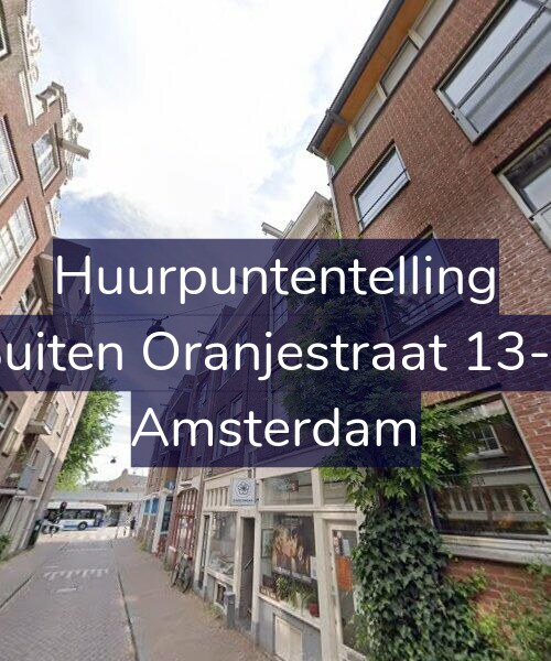 Foto gevel Huurpuntentelling voor Buiten Oranjestraat 13-1, Amsterdam