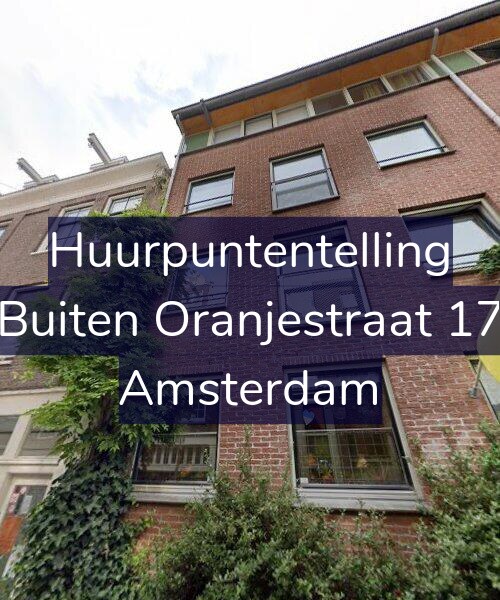 Foto gevel Huurpuntentelling voor Buiten Oranjestraat 17, Amsterdam