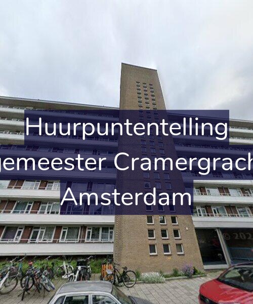 Foto gevel Huurpuntentelling voor Burgemeester Cramergracht 59, Amsterdam