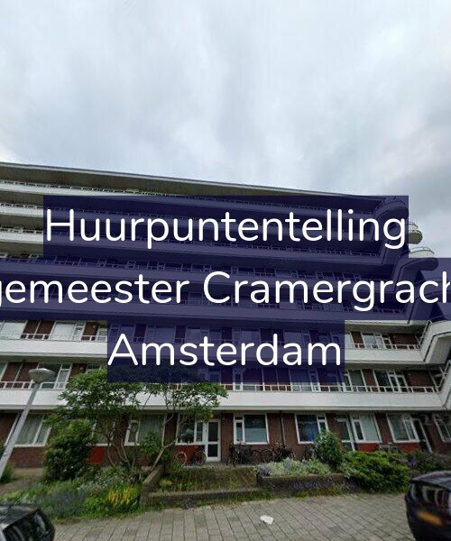 Foto gevel Huurpuntentelling voor Burgemeester Cramergracht 82, Amsterdam