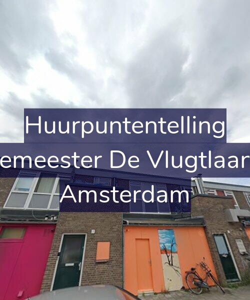 Foto gevel Huurpuntentelling voor Burgemeester De Vlugtlaan 154, Amsterdam