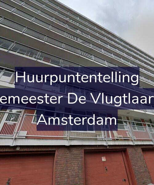 Foto gevel Huurpuntentelling voor Burgemeester De Vlugtlaan 313, Amsterdam