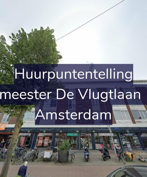 Foto gevel Huurpuntentelling voor Burgemeester De Vlugtlaan 145-B, Amsterdam