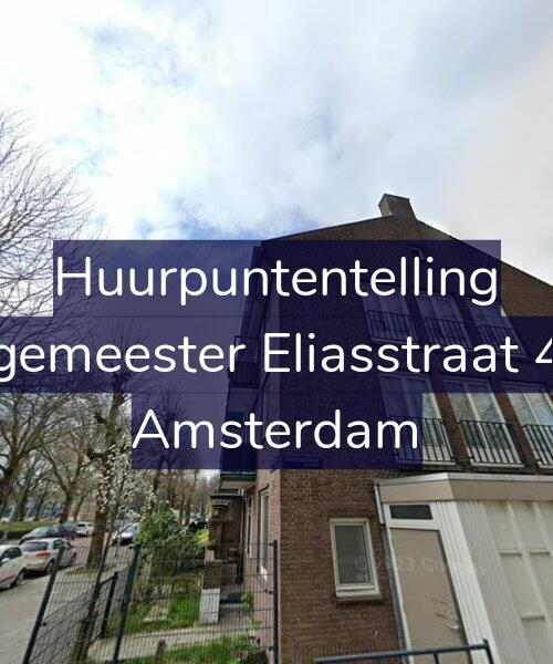 Foto gevel Huurpuntentelling voor Burgemeester Eliasstraat 41-1, Amsterdam