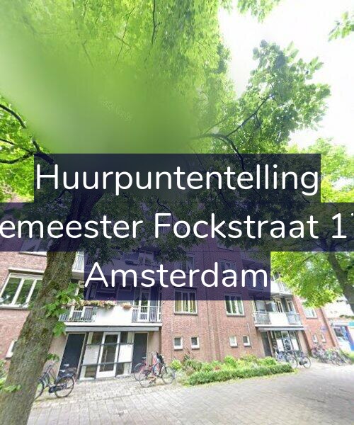 Foto gevel Huurpuntentelling voor Burgemeester Fockstraat 174-H, Amsterdam