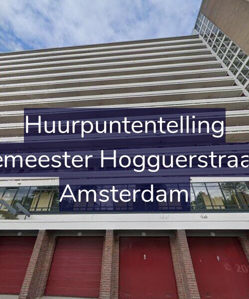 Foto gevel Huurpuntentelling voor Burgemeester Hogguerstraat 181, Amsterdam