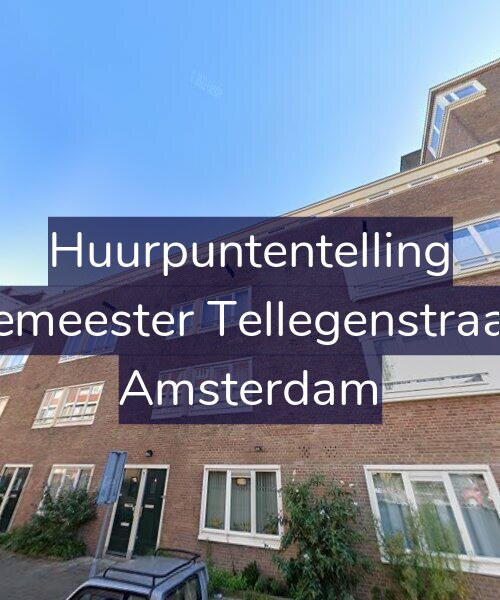 Foto gevel Huurpuntentelling voor Burgemeester Tellegenstraat 9-2, Amsterdam