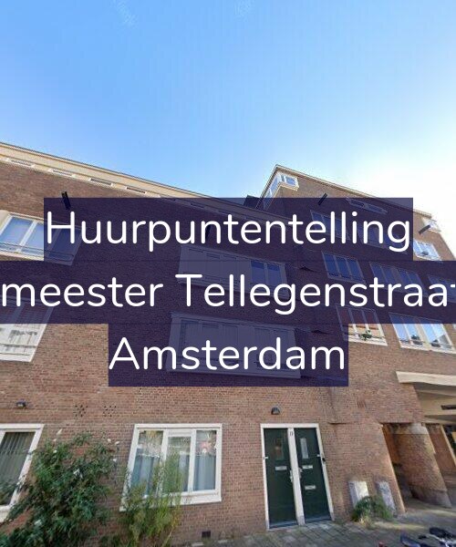 Foto gevel Huurpuntentelling voor Burgemeester Tellegenstraat 11-1, Amsterdam