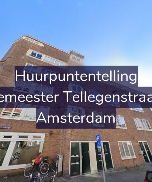 Foto gevel Huurpuntentelling voor Burgemeester Tellegenstraat 1-4, Amsterdam