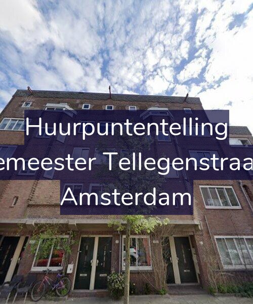 Foto gevel Huurpuntentelling voor Burgemeester Tellegenstraat 216, Amsterdam