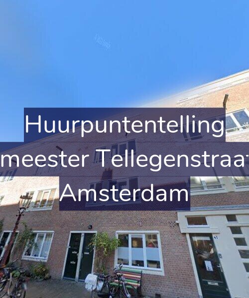 Foto gevel Huurpuntentelling voor Burgemeester Tellegenstraat 39-2, Amsterdam