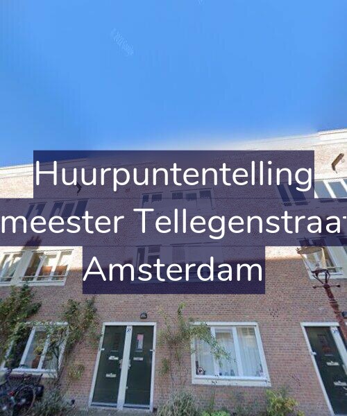 Foto gevel Huurpuntentelling voor Burgemeester Tellegenstraat 37-1, Amsterdam