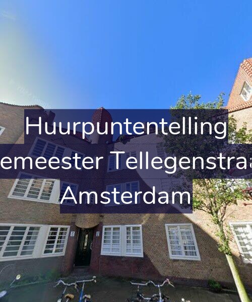 Foto gevel Huurpuntentelling voor Burgemeester Tellegenstraat 72, Amsterdam