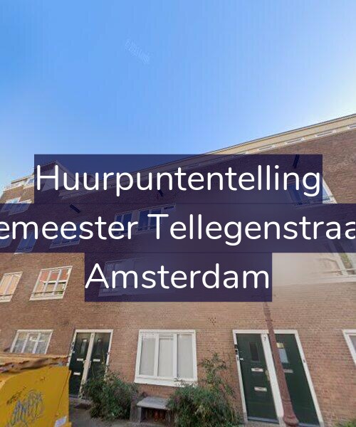 Foto gevel Huurpuntentelling voor Burgemeester Tellegenstraat 5-2, Amsterdam