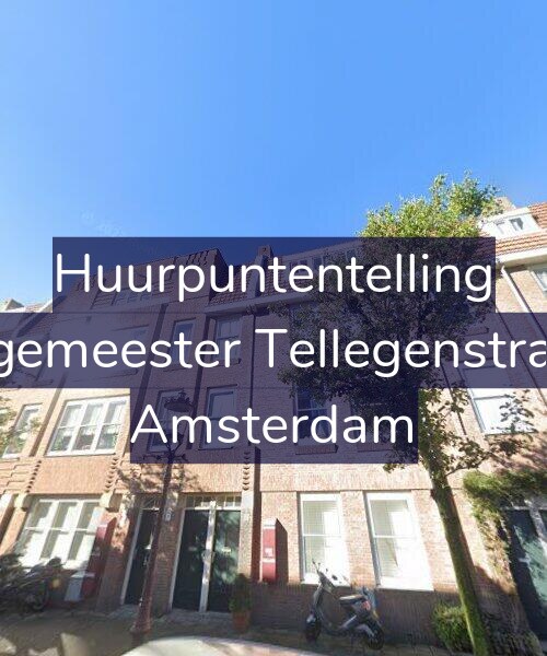 Foto gevel Huurpuntentelling voor Burgemeester Tellegenstraat 8, Amsterdam