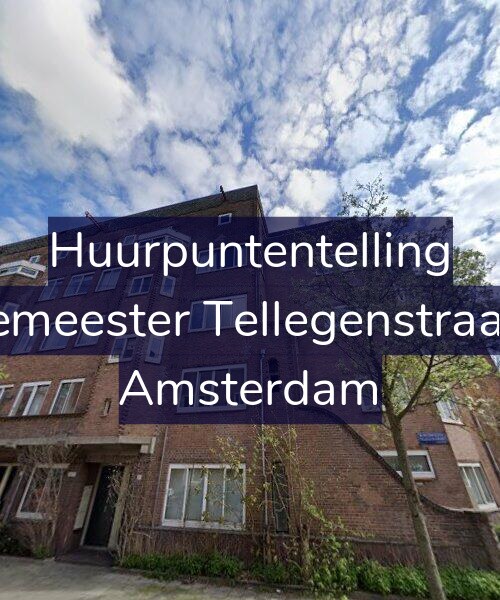 Foto gevel Huurpuntentelling voor Burgemeester Tellegenstraat 204, Amsterdam