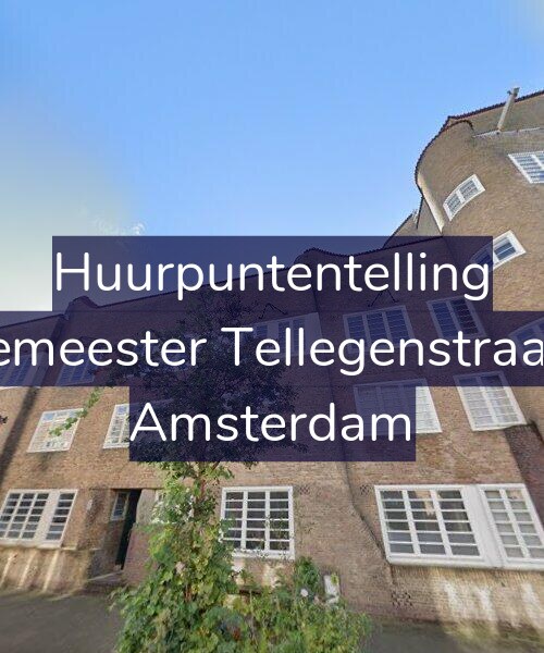 Foto gevel Huurpuntentelling voor Burgemeester Tellegenstraat 146, Amsterdam