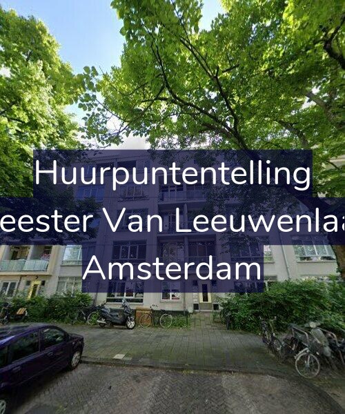 Foto gevel Huurpuntentelling voor Burgemeester Van Leeuwenlaan 96-H, Amsterdam