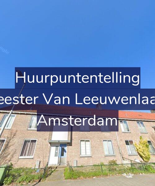 Foto gevel Huurpuntentelling voor Burgemeester Van Leeuwenlaan 195-1, Amsterdam