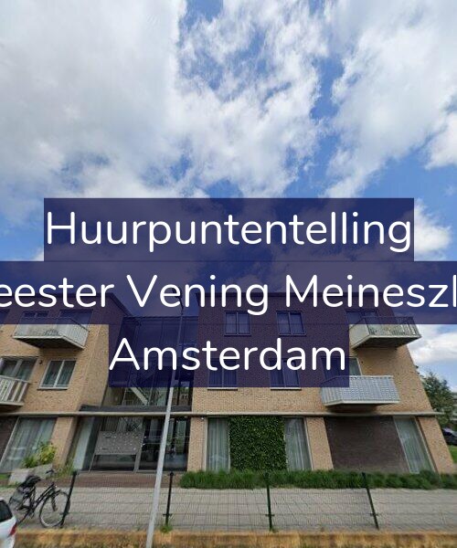 Foto gevel Huurpuntentelling voor Burgemeester Vening Meineszlaan 278, Amsterdam