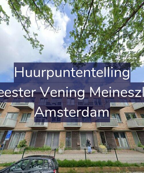 Foto gevel Huurpuntentelling voor Burgemeester Vening Meineszlaan 162, Amsterdam