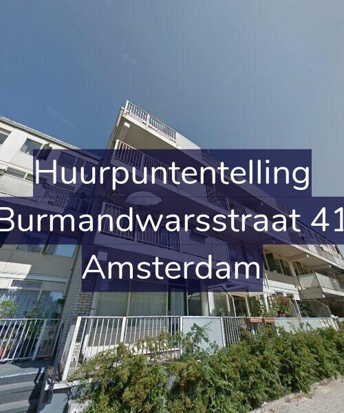Foto gevel Huurpuntentelling voor Burmandwarsstraat 41, Amsterdam