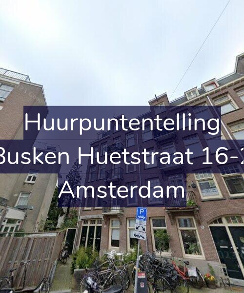 Foto gevel Huurpuntentelling voor Busken Huetstraat 16-2, Amsterdam