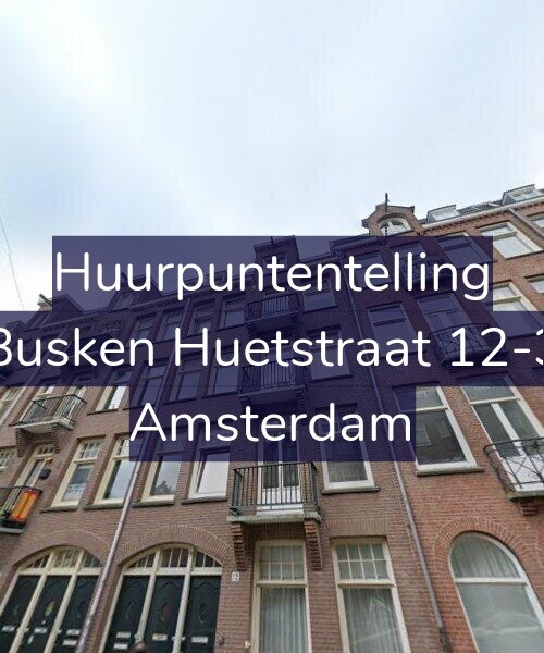 Foto gevel Huurpuntentelling voor Busken Huetstraat 12-3, Amsterdam