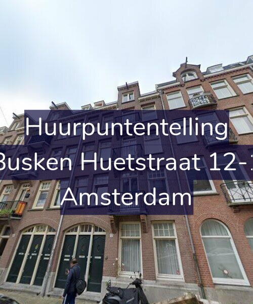Foto gevel Huurpuntentelling voor Busken Huetstraat 12-1, Amsterdam