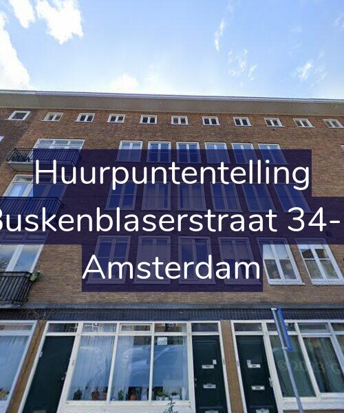 Foto gevel Huurpuntentelling voor Buskenblaserstraat 34-3, Amsterdam