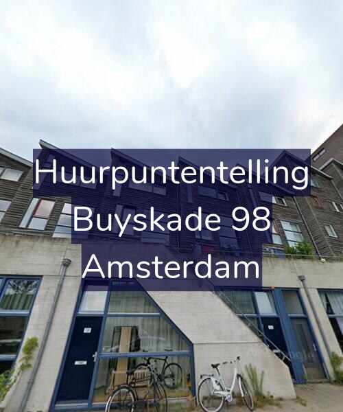Foto gevel Huurpuntentelling voor Buyskade 98, Amsterdam