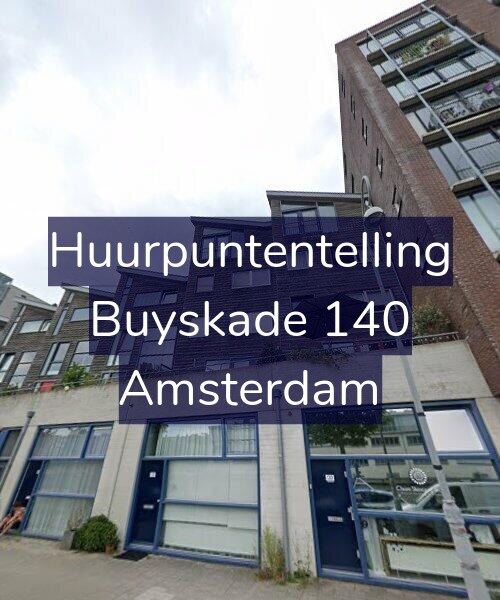 Foto gevel Huurpuntentelling voor Buyskade 140, Amsterdam