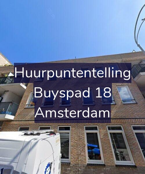 Foto gevel Huurpuntentelling voor Buyspad 18, Amsterdam