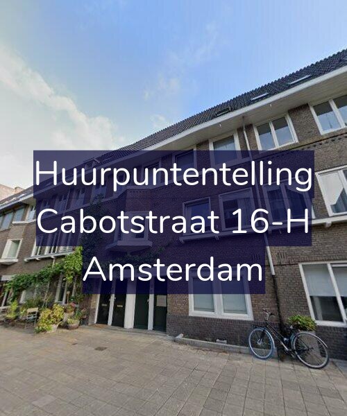Foto gevel Huurpuntentelling voor Cabotstraat 16-H, Amsterdam