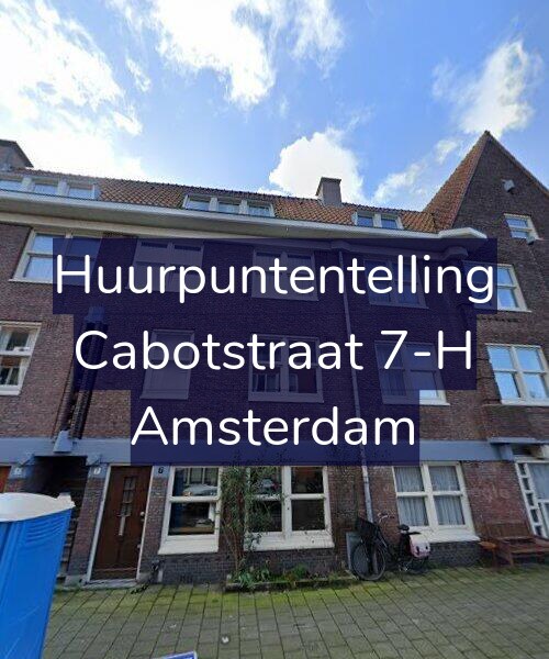 Foto gevel Huurpuntentelling voor Cabotstraat 7-H, Amsterdam
