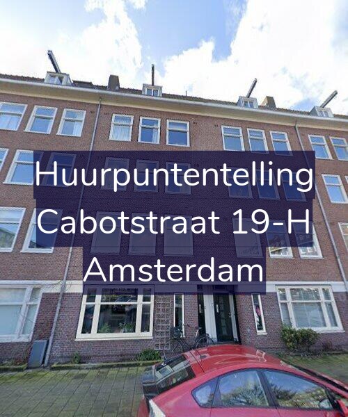 Foto gevel Huurpuntentelling voor Cabotstraat 19-H, Amsterdam